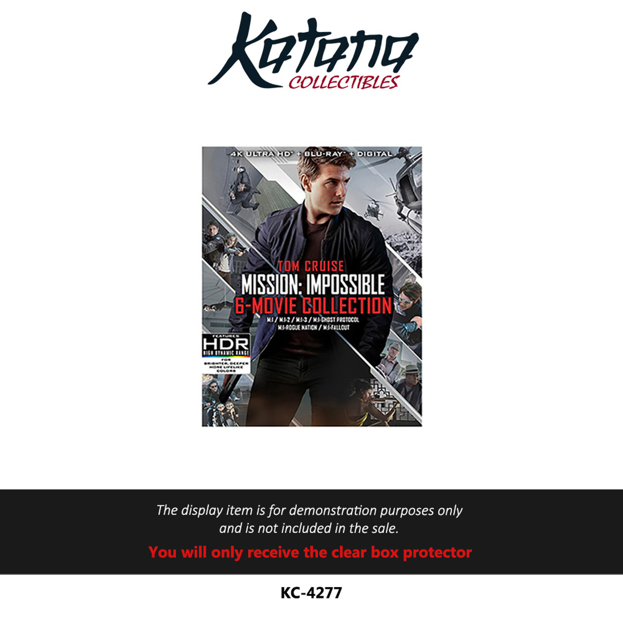 Katana Collectibles Protector For Mission: Impossible - 6-Movie Collection (4k UHD / Blu-Ray