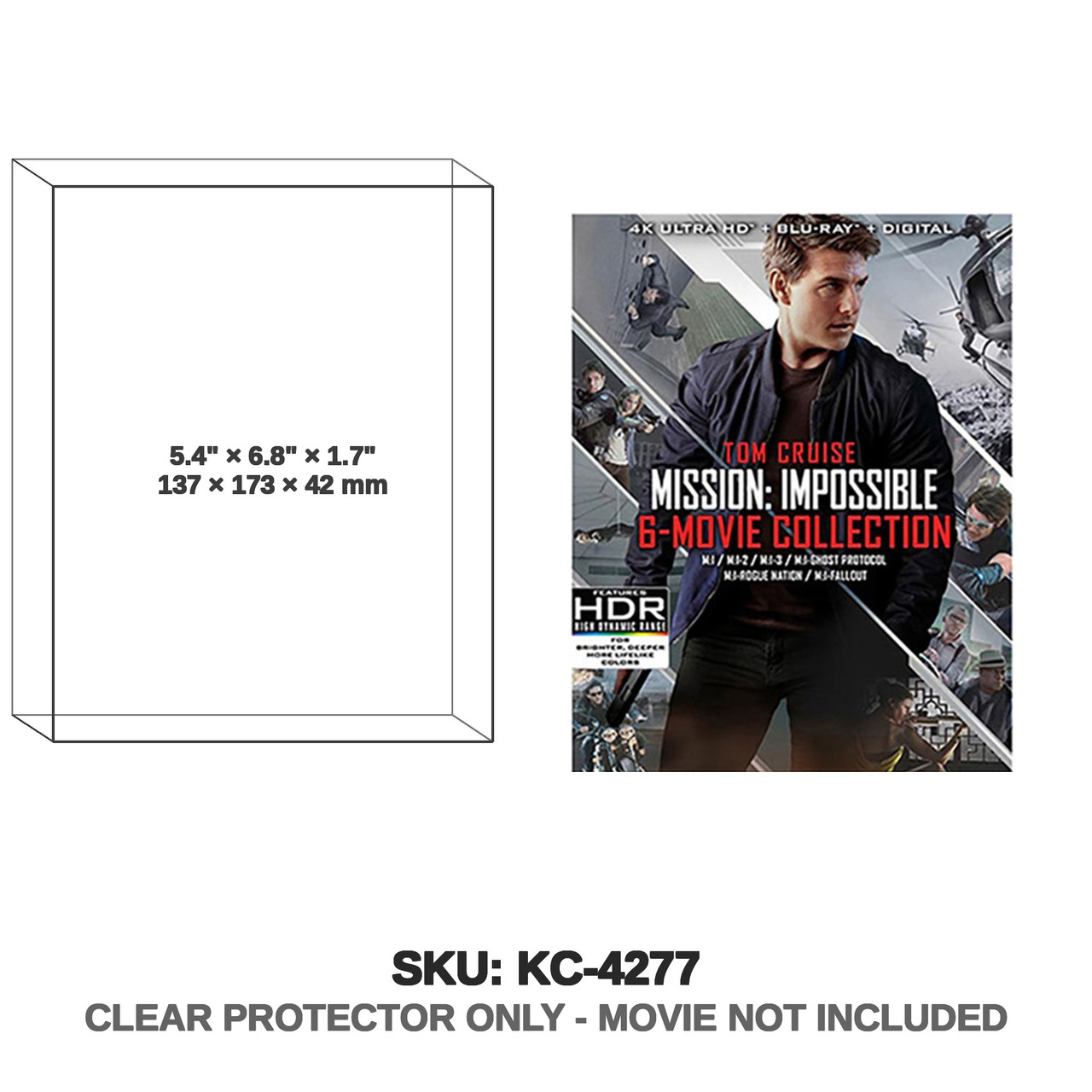 Mission: Impossible - 6-Movie Collection (4k UHD / Blu-Ray