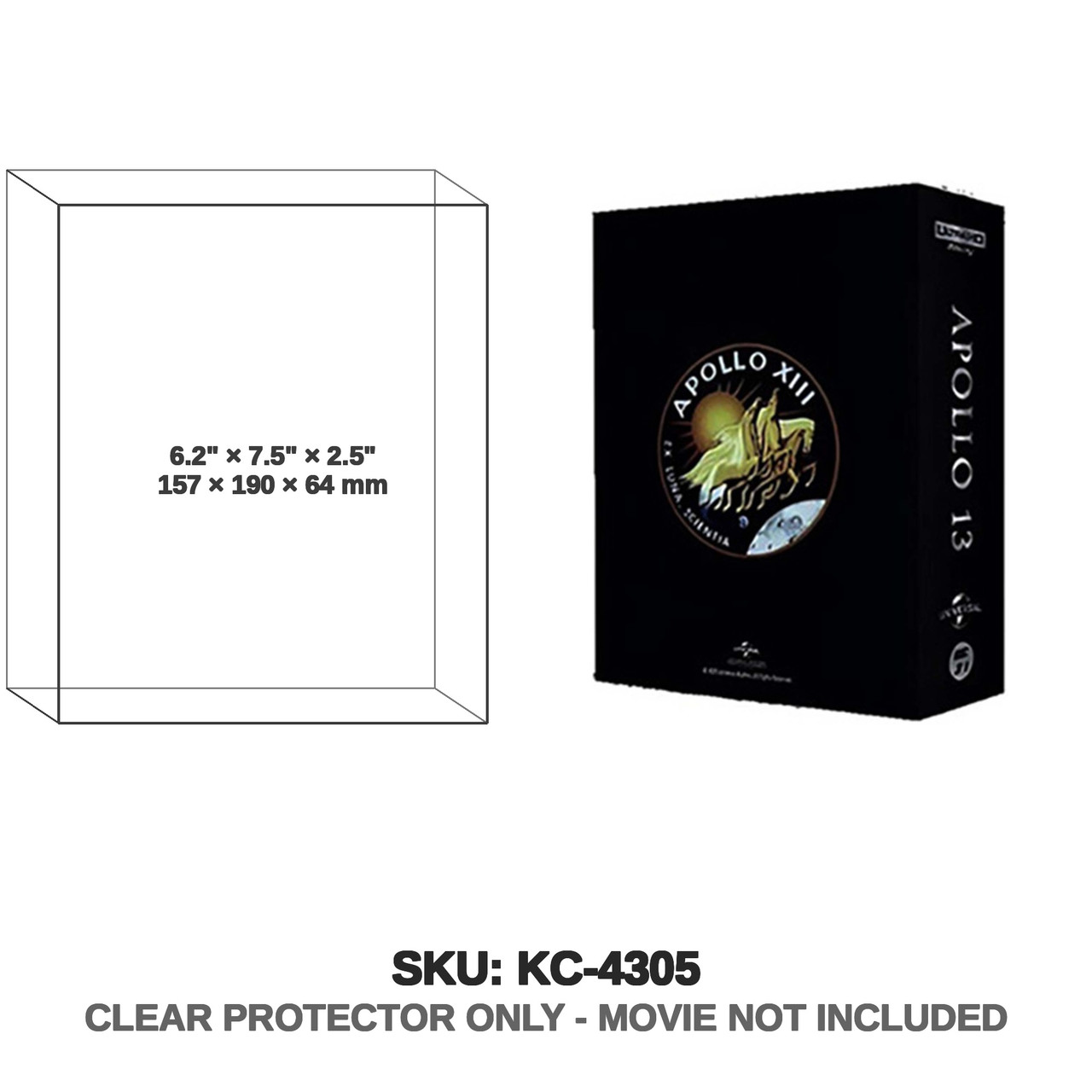UHD Club Apollo 13 #21 (4K+BD Hardbox Digipak) Edition-2