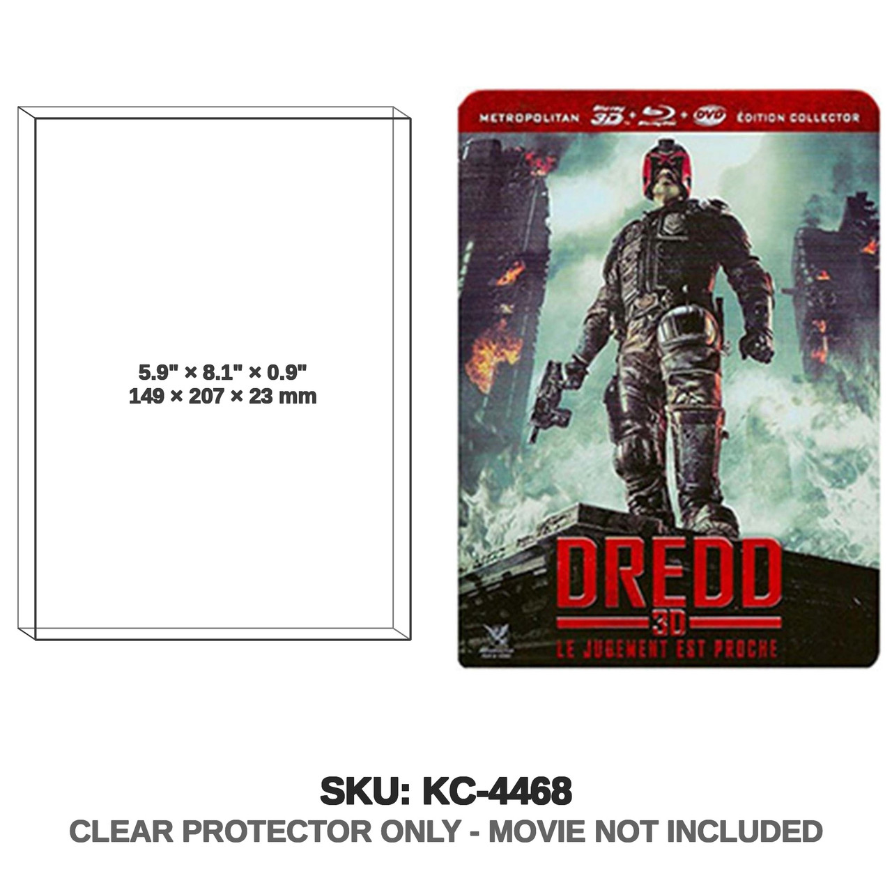 Dredd 3D France Metal Pack Collector Limited Digipack Blu-ray
