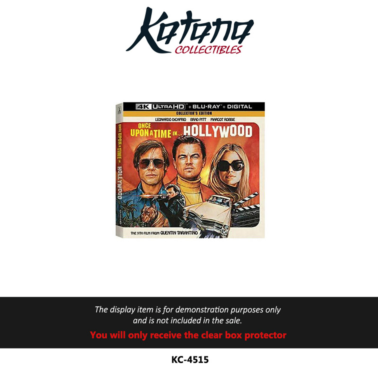Katana Collectibles Protector For ONCE UPON A TIME IN HOLLYWOOD 4K Collector's Edition