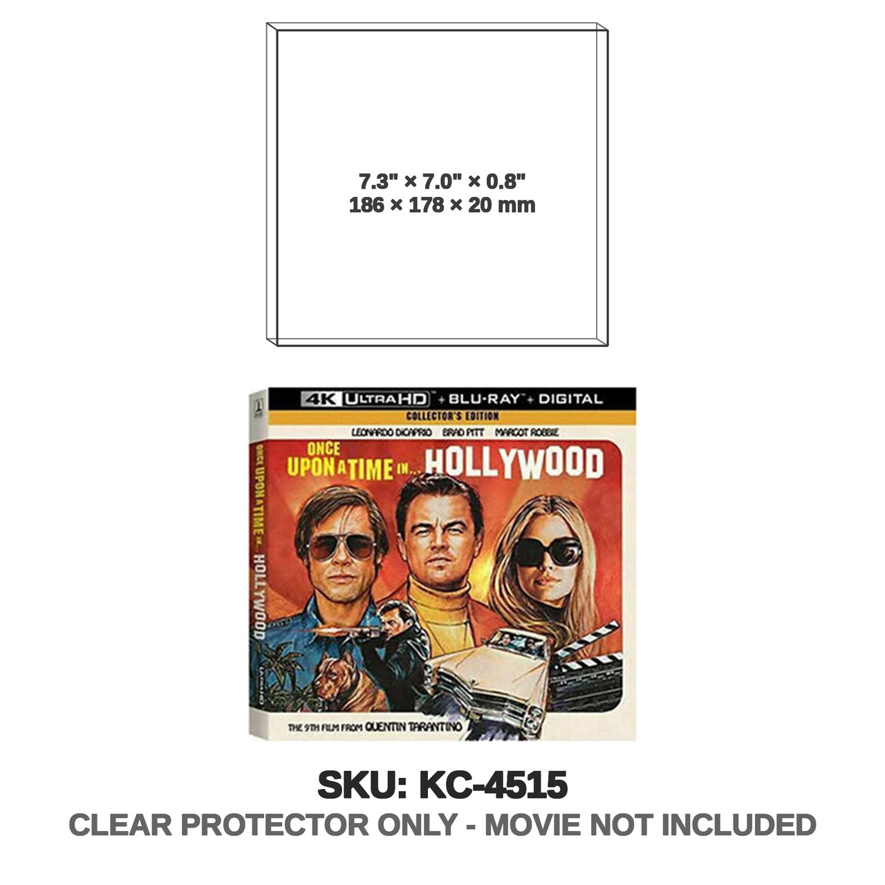 Once Upon a Time in Hollywood 4K UHD Collector's Edition