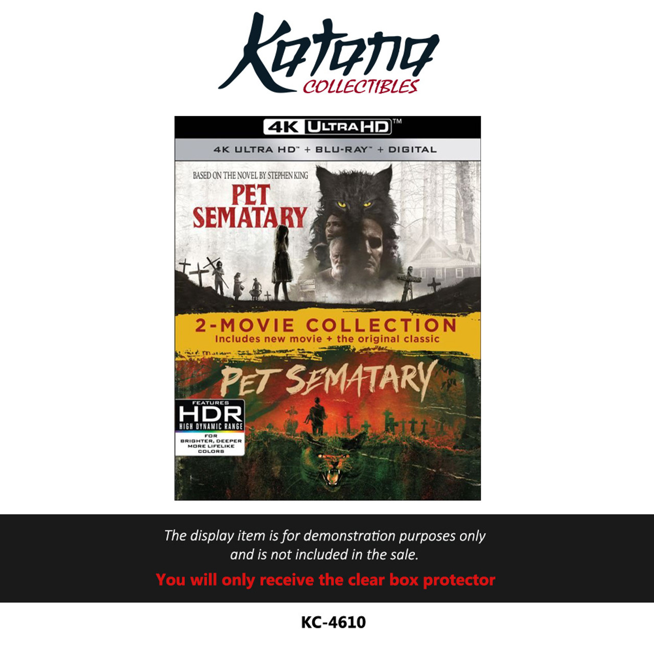 Katana Collectibles Protector For Pet Sematary 1 and 2 4K UltraHD