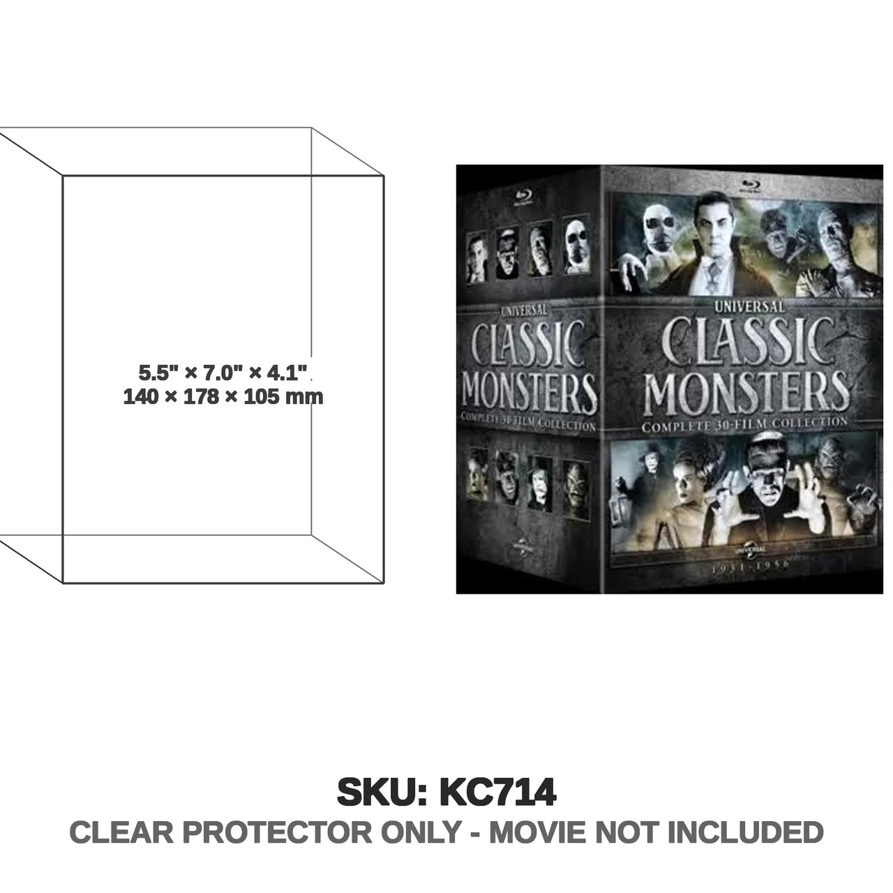 Universal Monsters Complete Film Collection Blu-ray Box Set