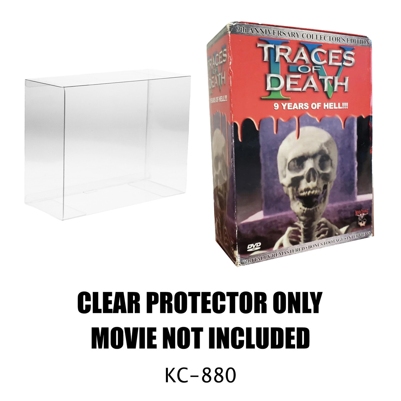Protector For Traces Of Death 9th Anniversary Collector's