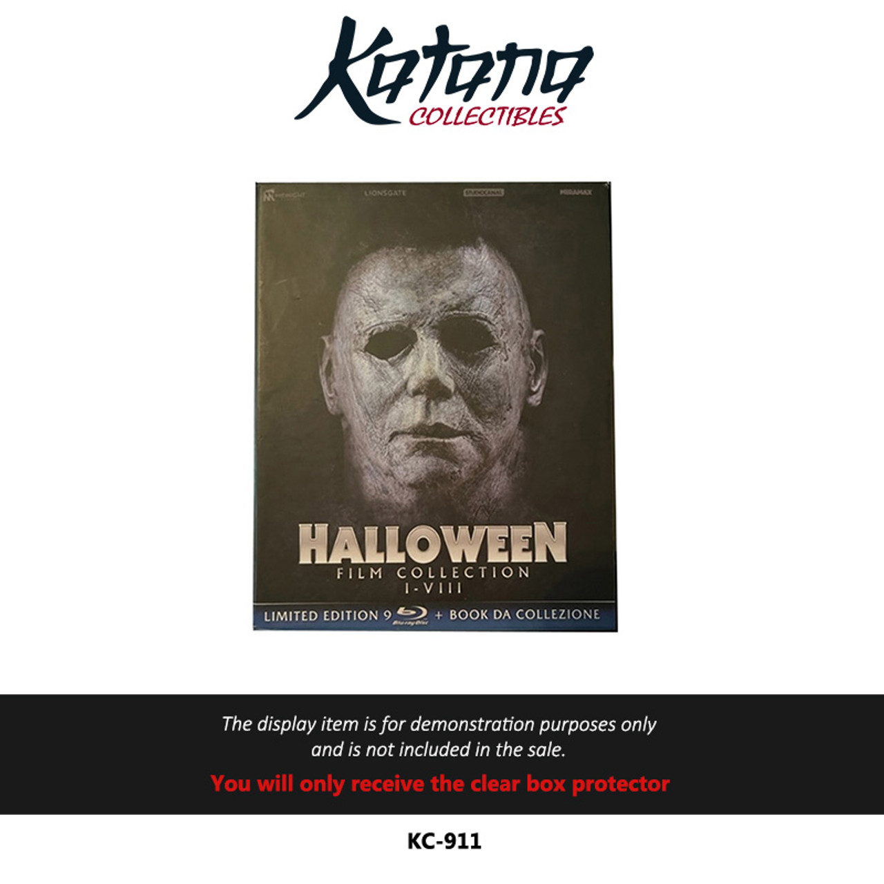Katana Collectibles Protector For Halloween The Collection 1-8 Italian Limited Edition Blu-ray Box Set