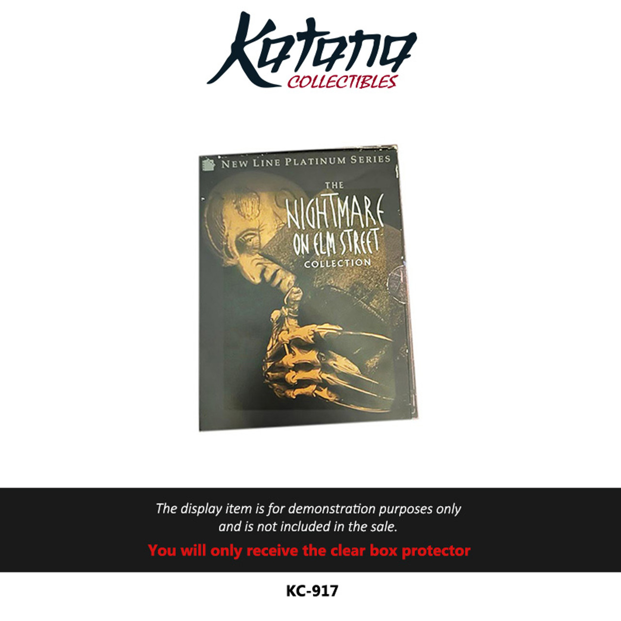 Katana Collectibles Protector For Nightmare On Elm Street Collection Dvd