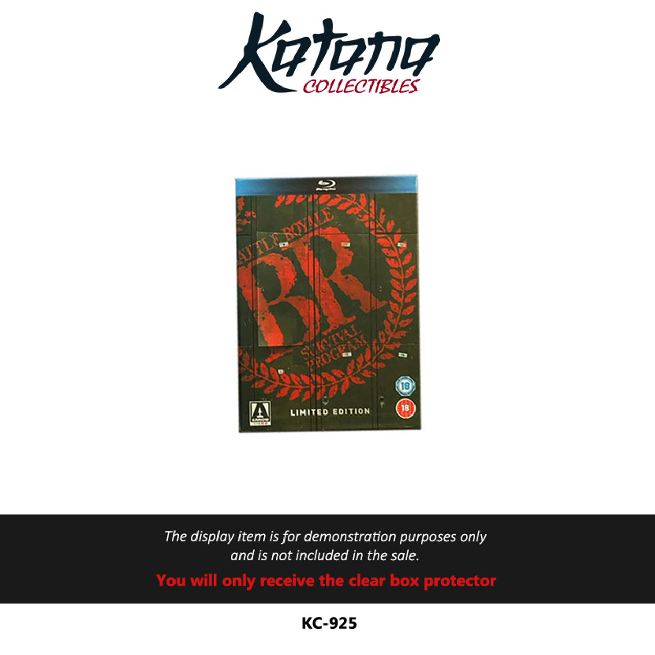 Katana Collectibles Protector For Battle Royale Limited Edition Blu-ray