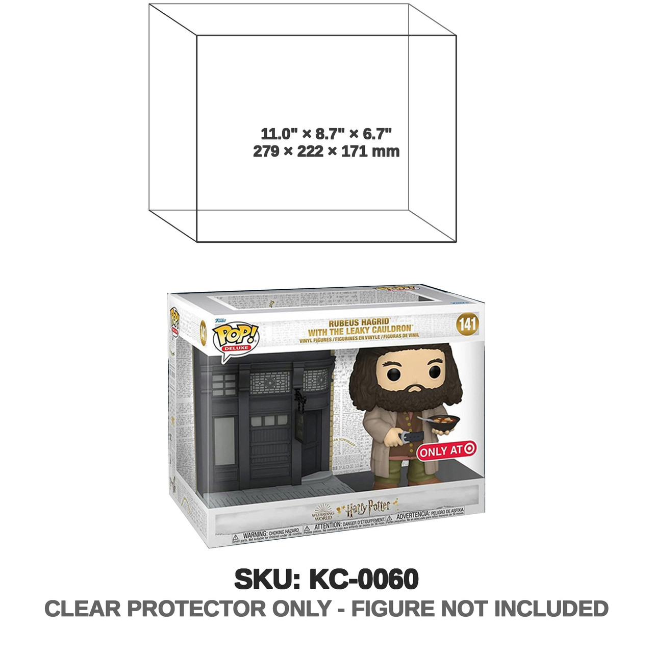 Funko Deluxe Harry Potter Rubeus Hagrid with The Leaky Cauldron