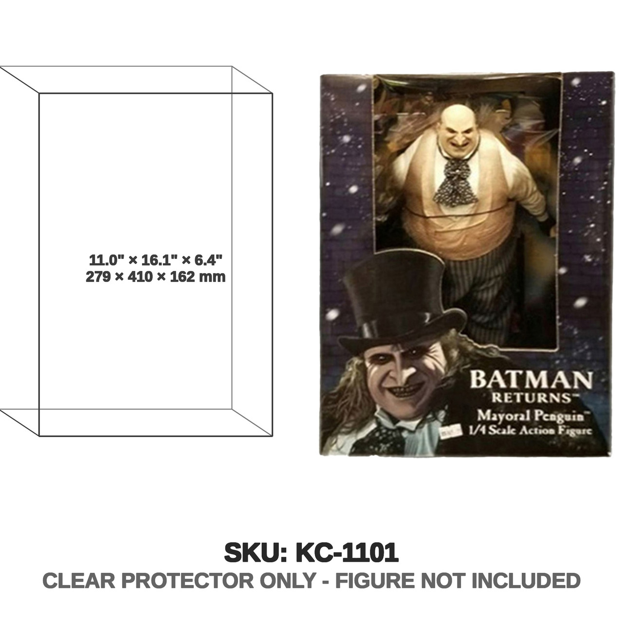 NECA Batman Batman Returns Mayoral Penguin 1/4 Scale Figure