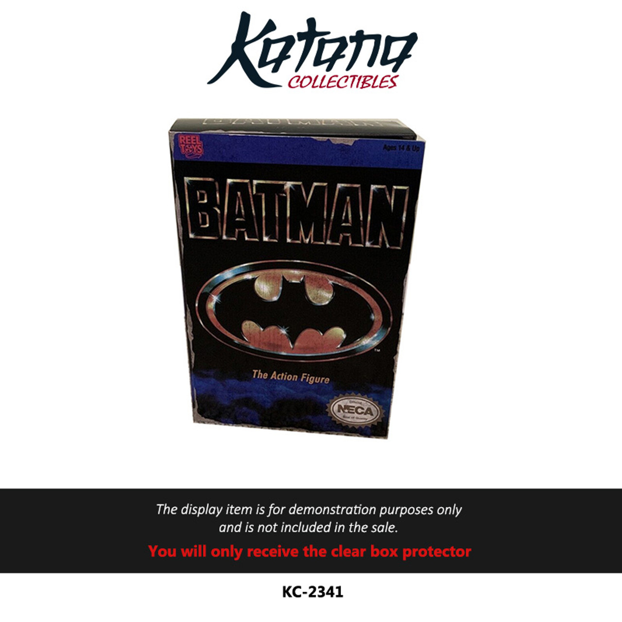 Katana Collectibles Protector For NECA 1989 Batman Video Game Apperance 8 Bit NES Figure