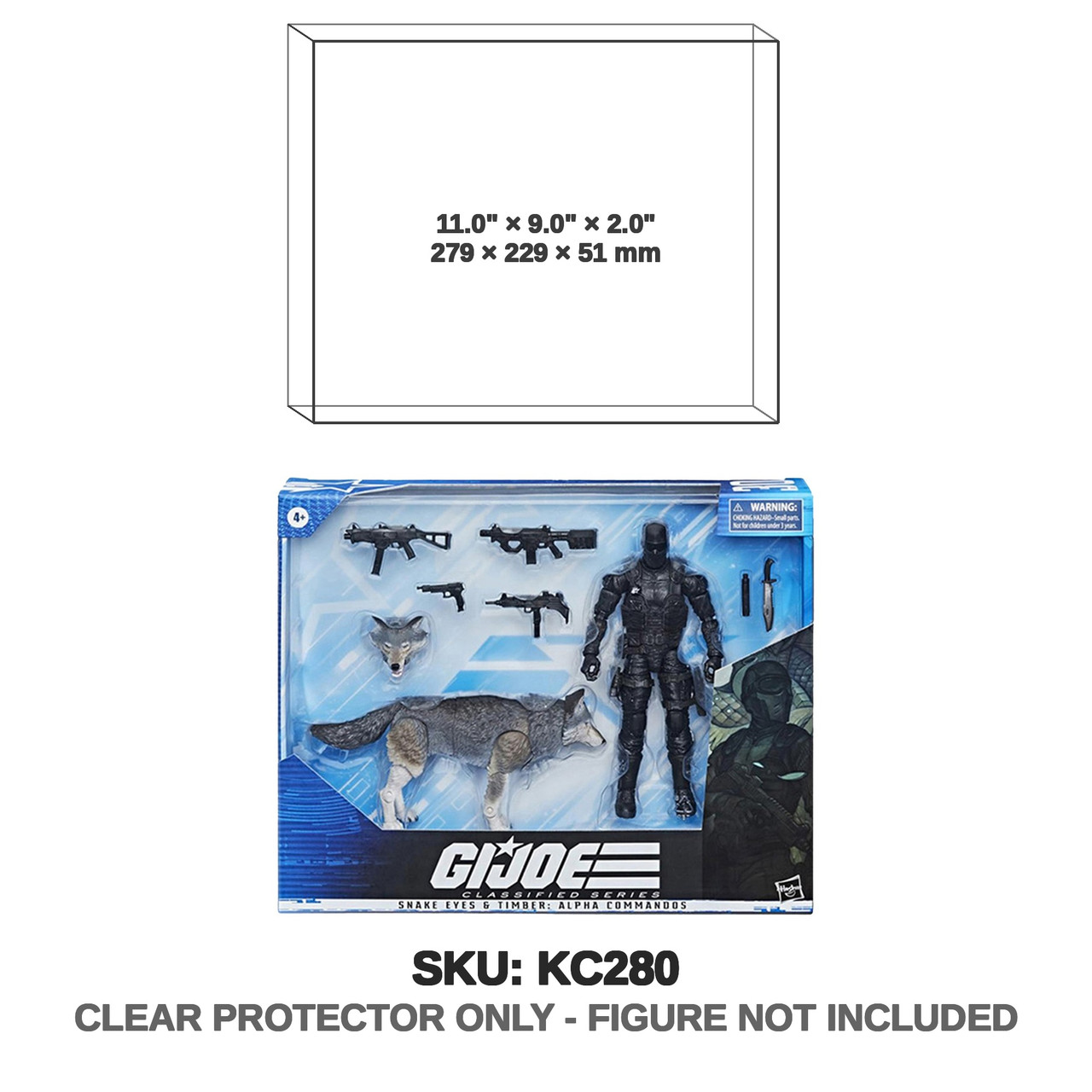 Snake Eyes & Timber G.I. Joe Classified Series Figures