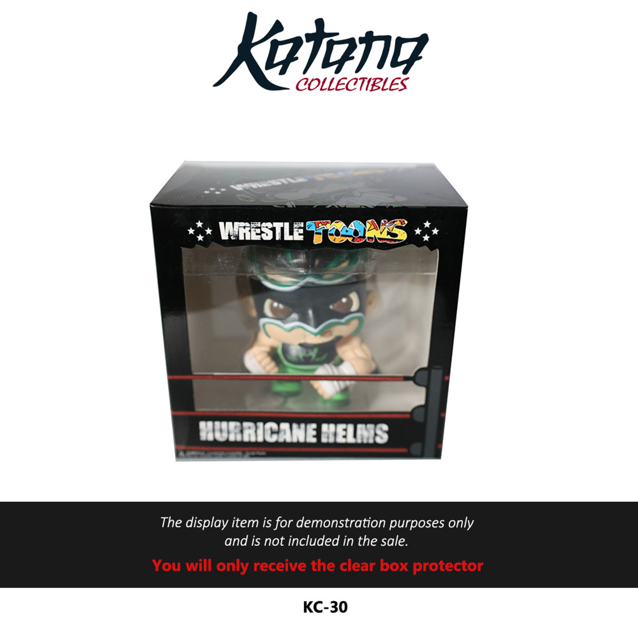 Katana Collectibles Protector For WWE Wrestling Toons Hurricane Helms