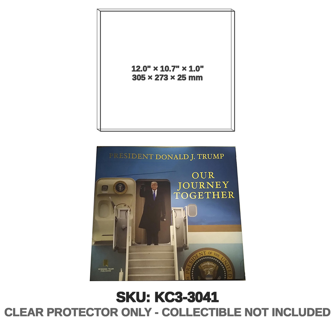 Book - President Donald J. Trump Our Journey Together | Flap open on side