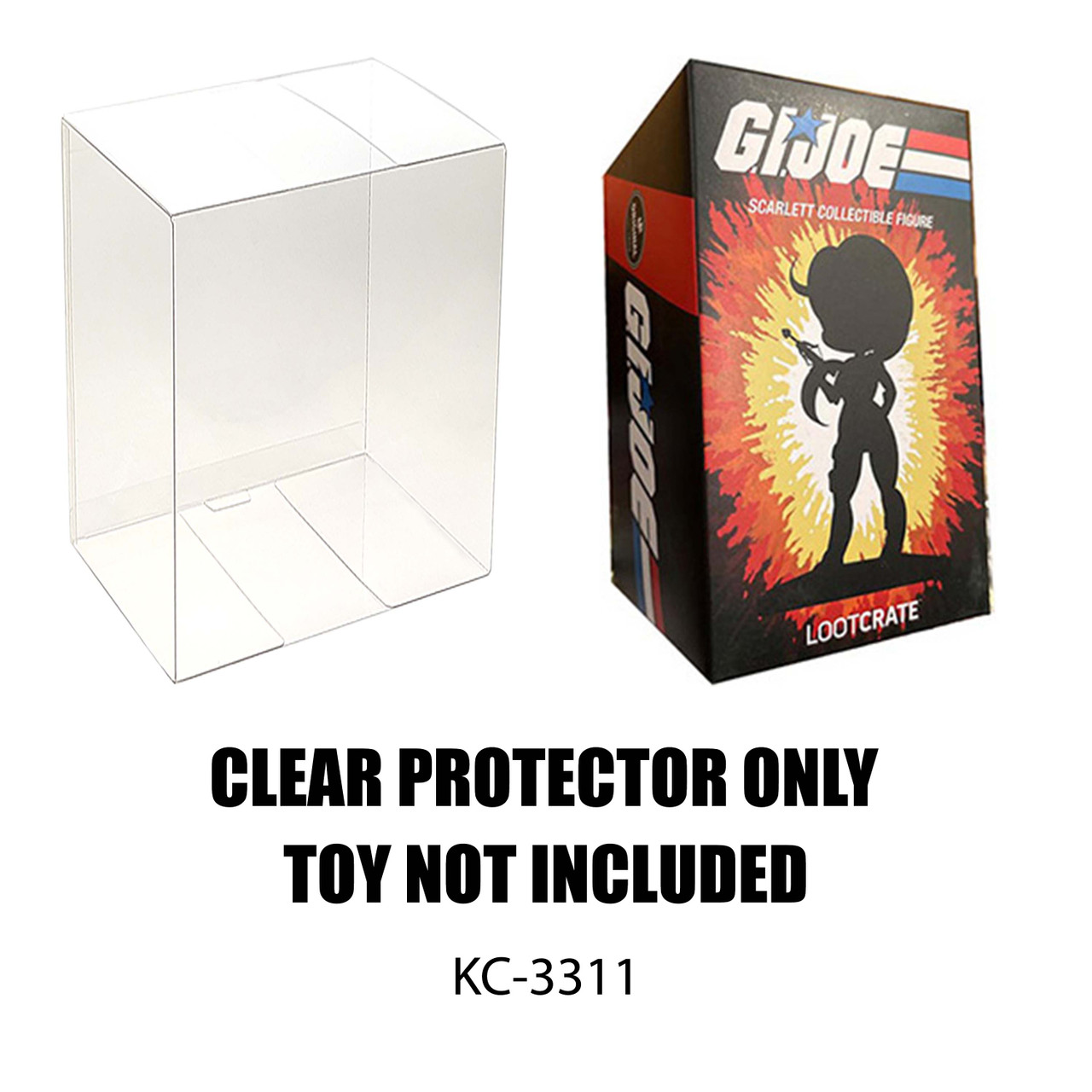 Protector For Lootcrate G.I. Joe Scarlett Collection Figure Scarlett