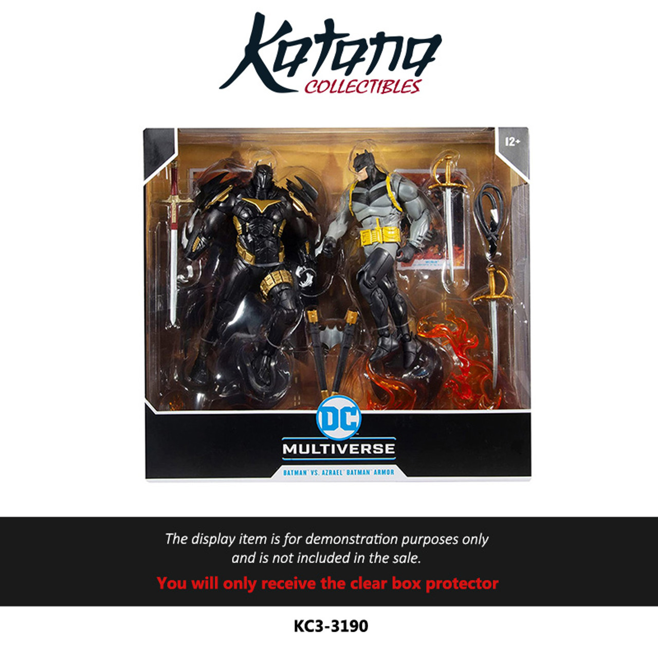 Katana Collectibles Protector For DC Multiverse Batman vs Azrael Batman Armor Figures