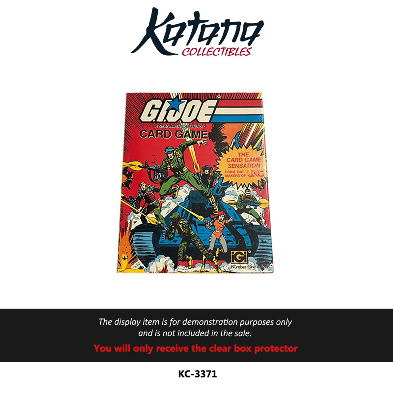 Katana Collectibles Protector For GIJoe Uno Card Game 1982