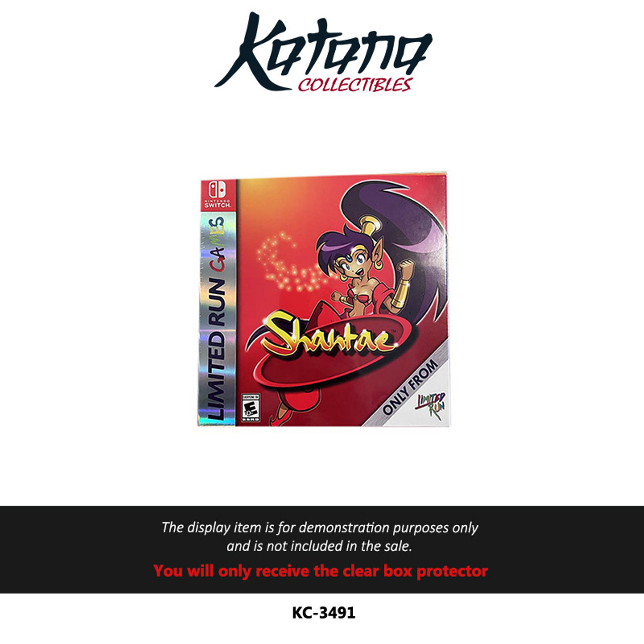 Katana Collectibles Protector For Shantae Retro Box Edition Limited Run #83 Switch