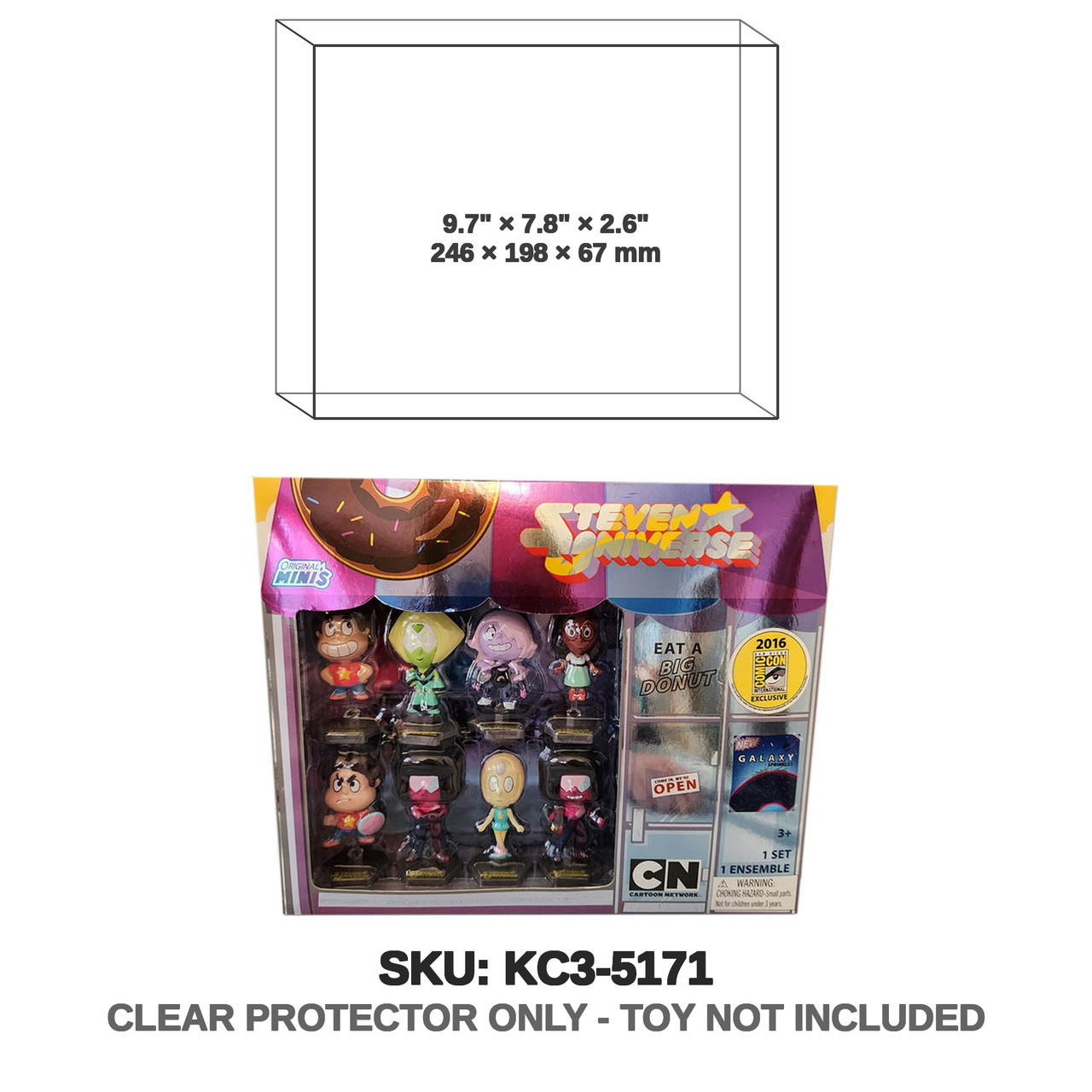 Steven Universe Big Donut Original Minis 2016 Comic-Con Exclusive by Zag Toys