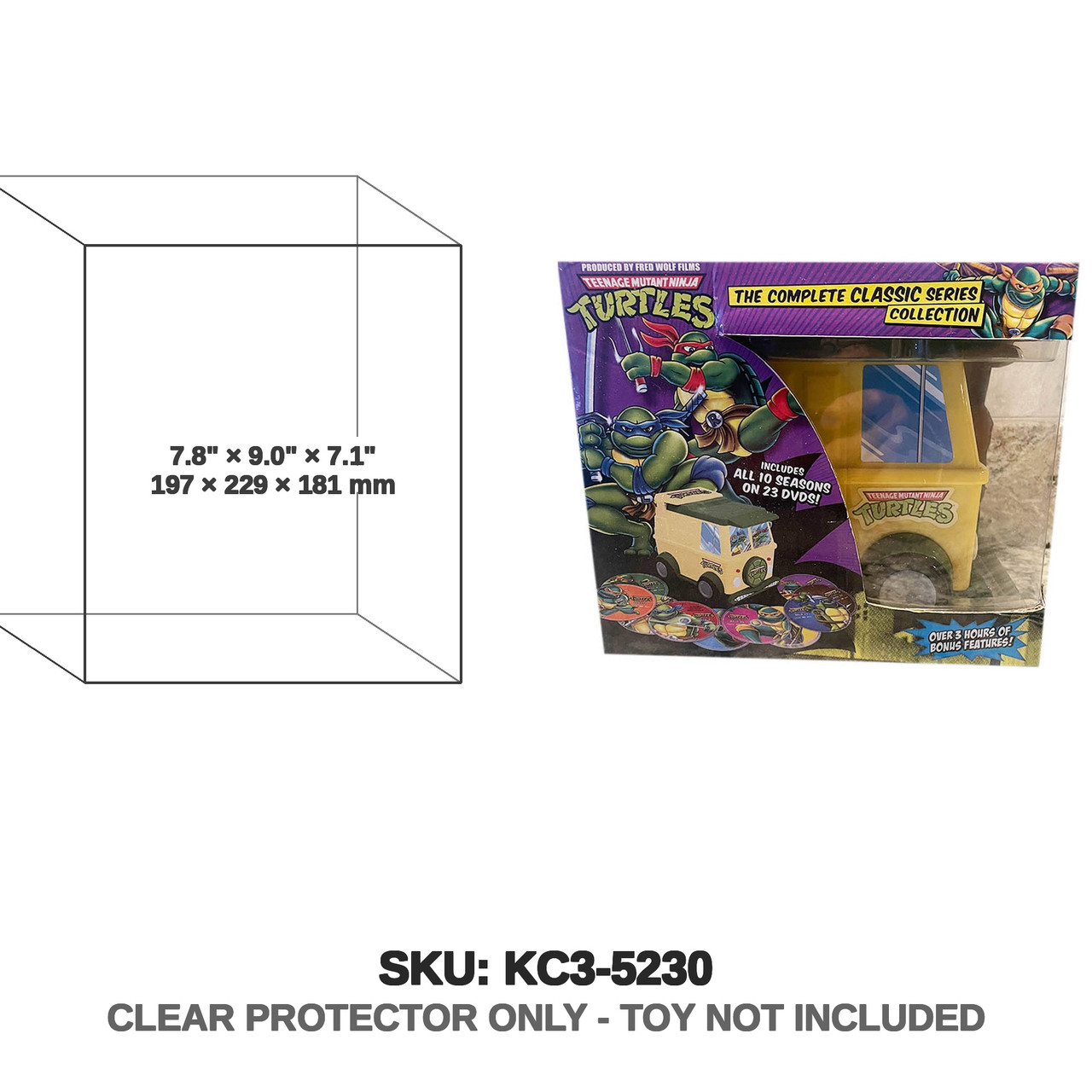 Teenage Mutant Ninja Turtles DVD The Complete TV Series Party Wagon Packaging
