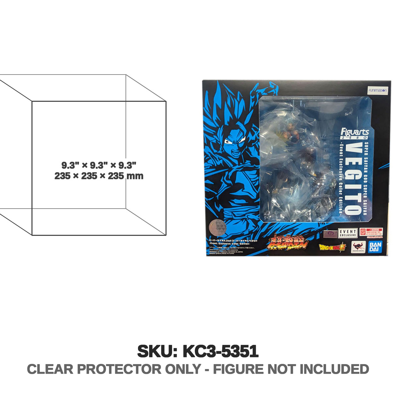 SSGSS Vegito Event Exclusive Color Dragon Ball S.H.Figuarts Figure