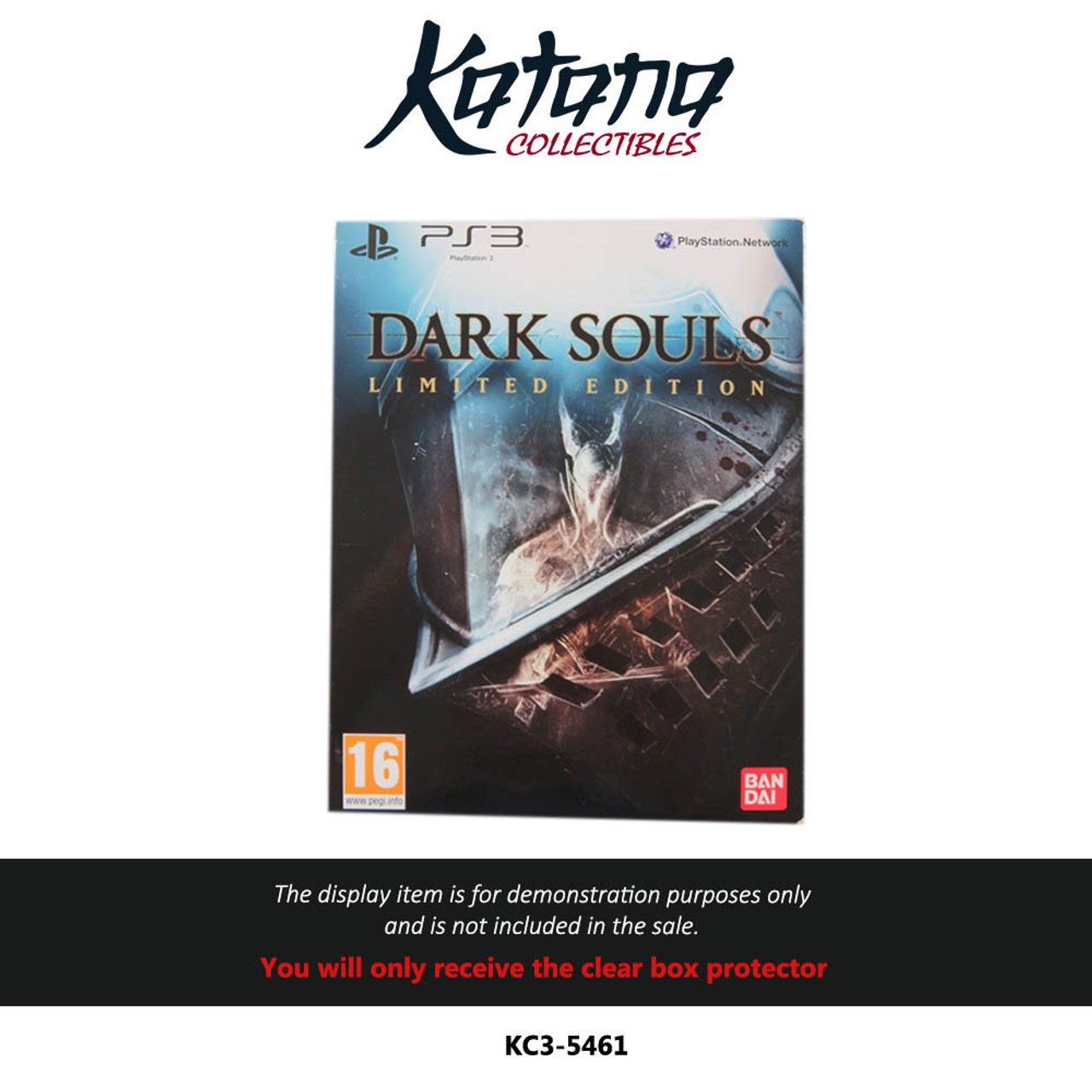 Protector For Dark Souls Collector's Edition PS3 - Katana Collectibles