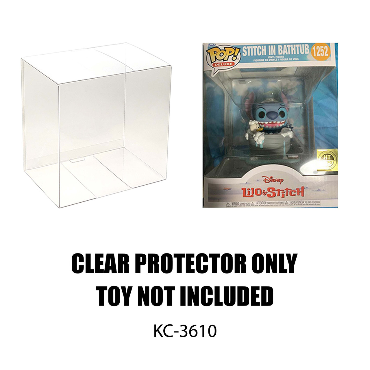Protector For Funko Deluxe Stitch in Bathtub 1252