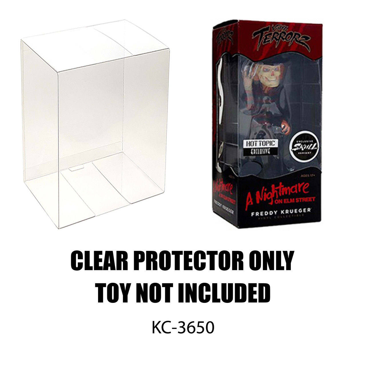 Protector For Vinyl Terrorz Freddy Krueger Hot Topic Exclusive