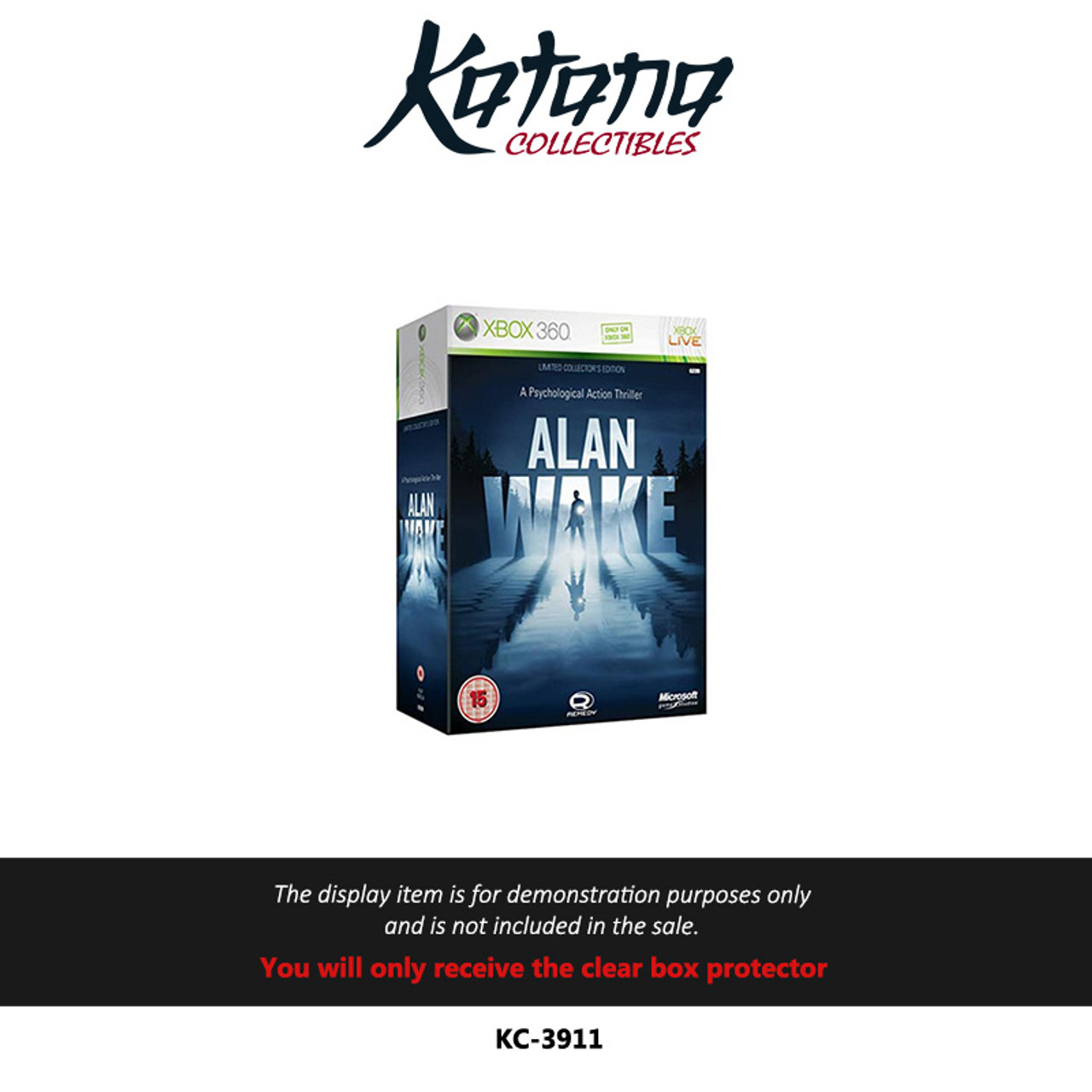 Protector For Xbox 360 Alan Wake - Limited Edition - Katana Collectibles