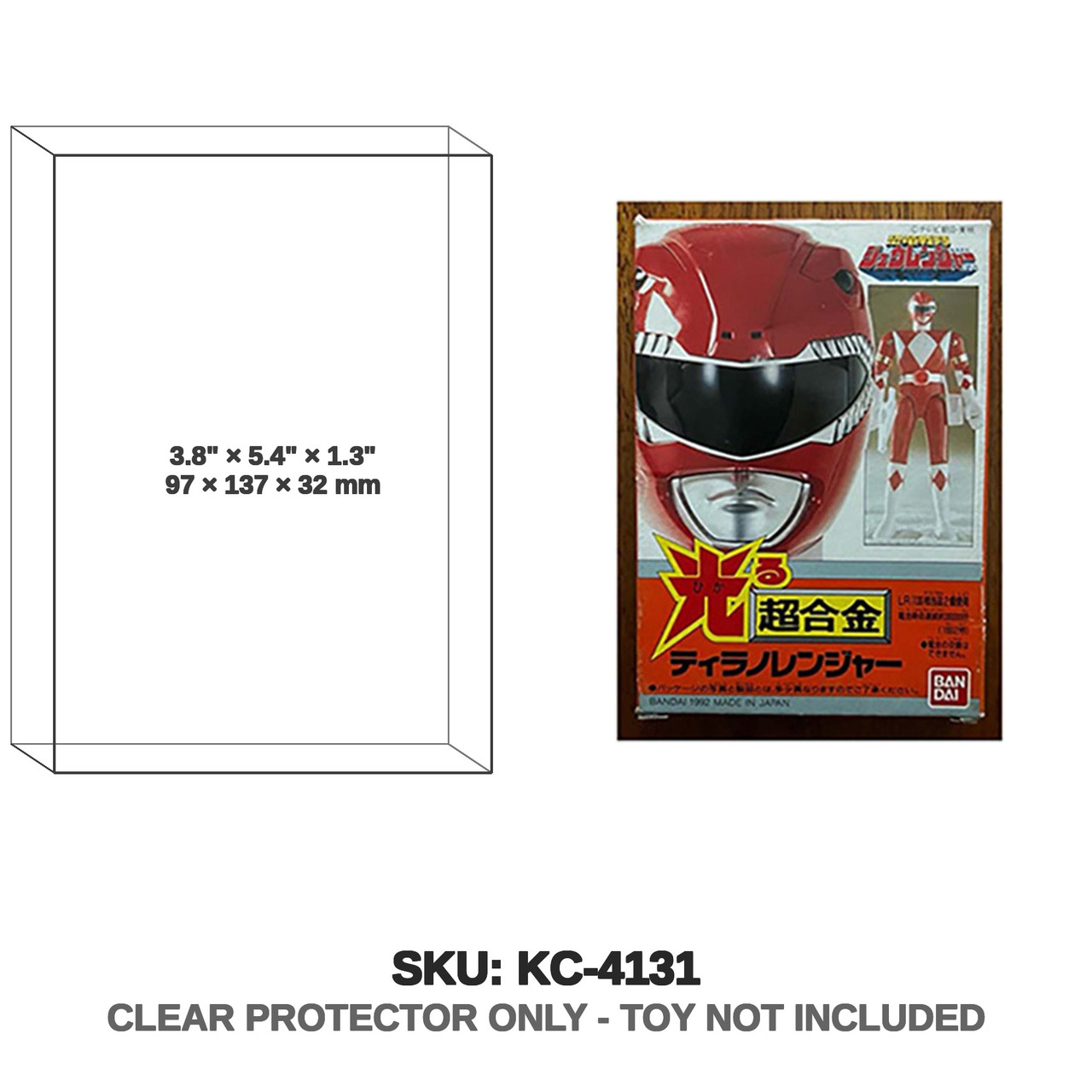 Bandai Kyoryu Sentai Zyuranger Tyranno Ranger Chogokin 1991