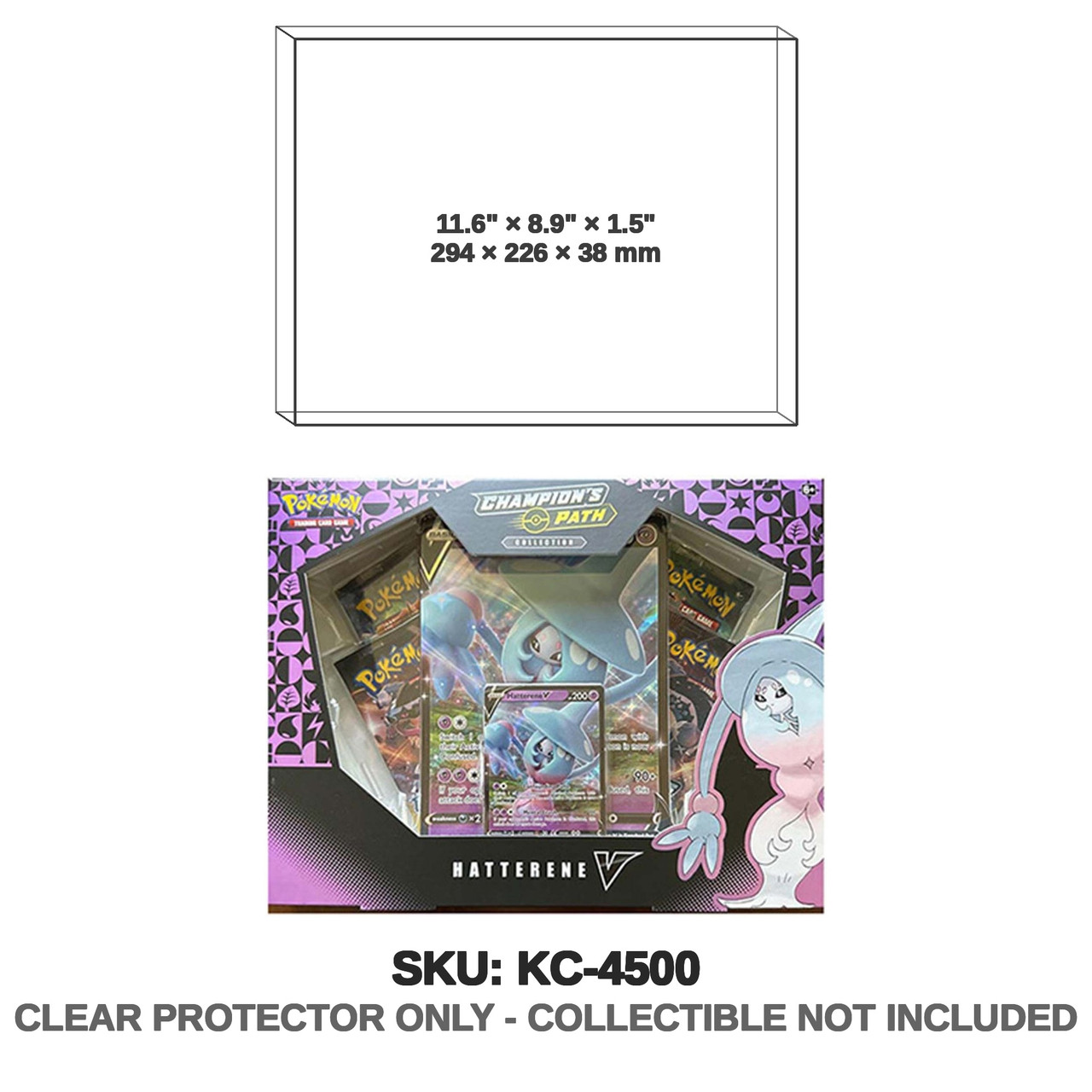 Hatterene V Pokemon Champion's Path Box