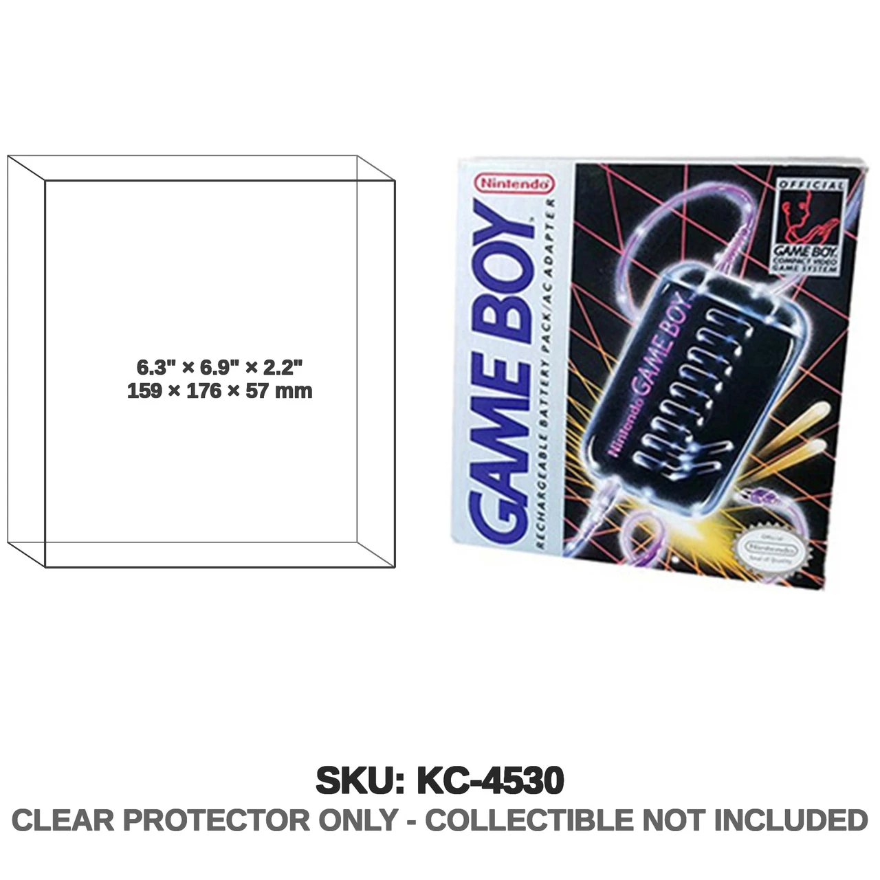 Nintendo Game Boy Carrying Case Rechargeable Battery Pack DMG-05