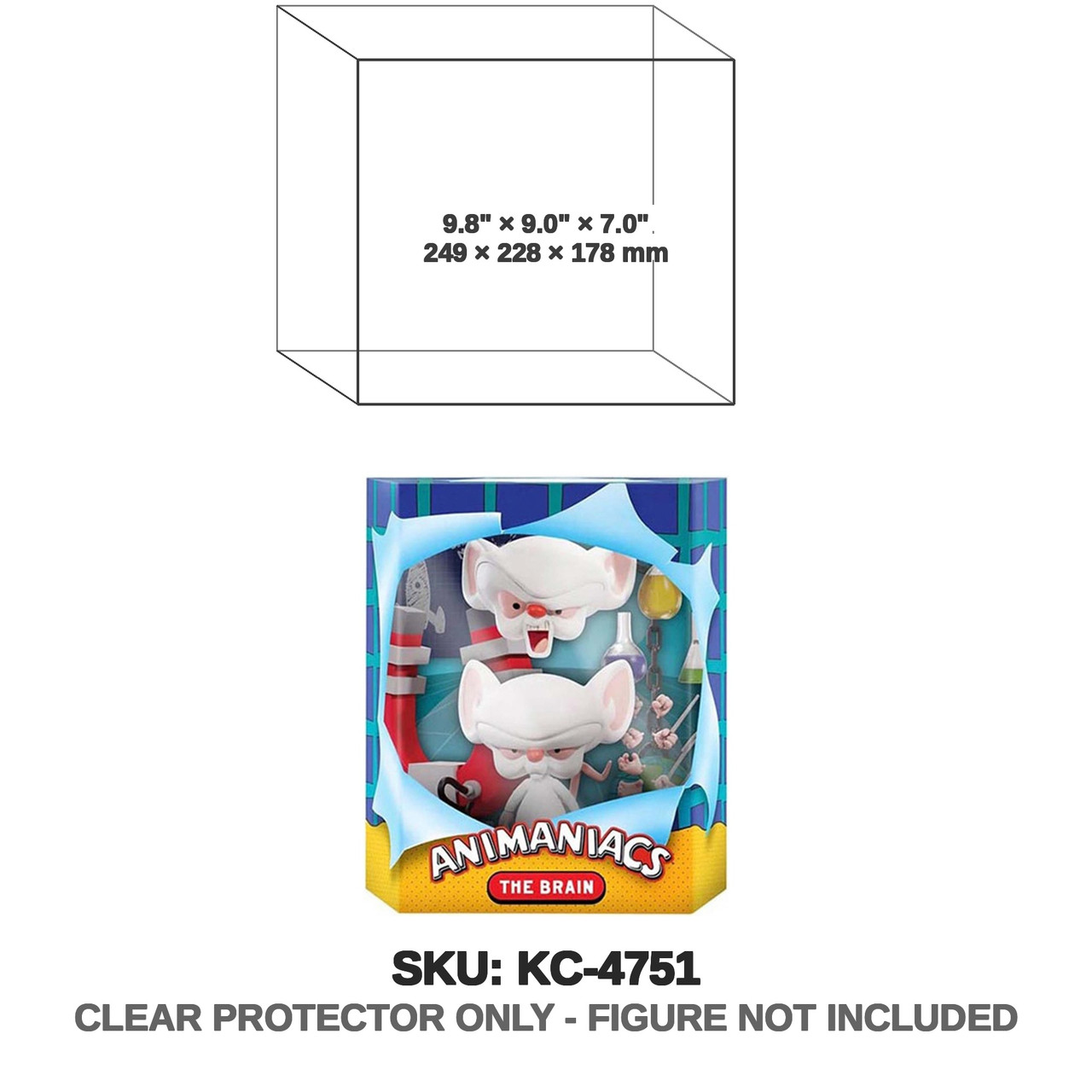 Super7 Animaniacs The Brain Ultimates 7 Inch Scale Action Figure