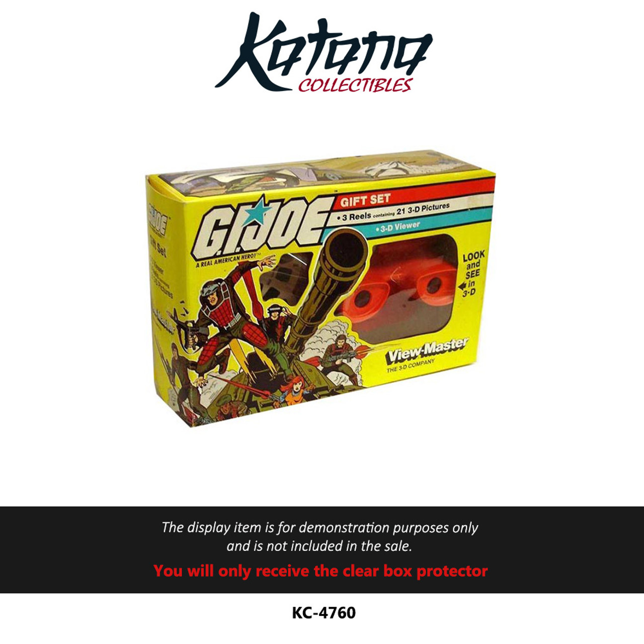 Katana Collectibles Protector For 1983 G.I. Joe View-Master Gift Set