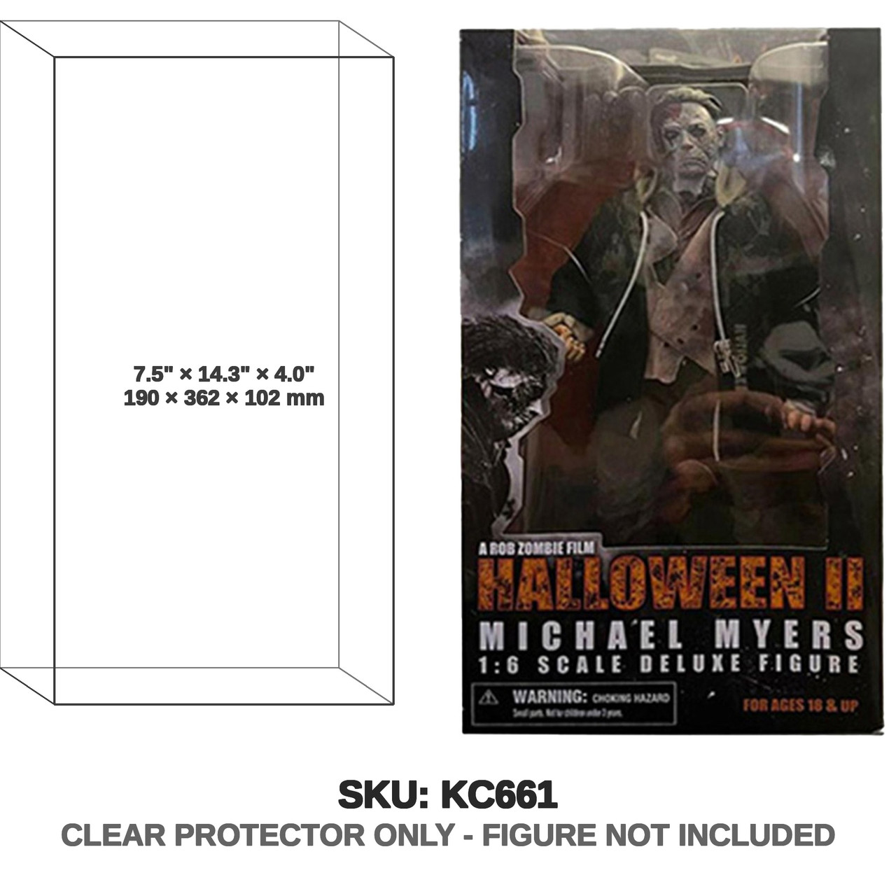 Mezco Cinema of Fear Halloween II Michael Myers 1:6 Scale Deluxe Figure