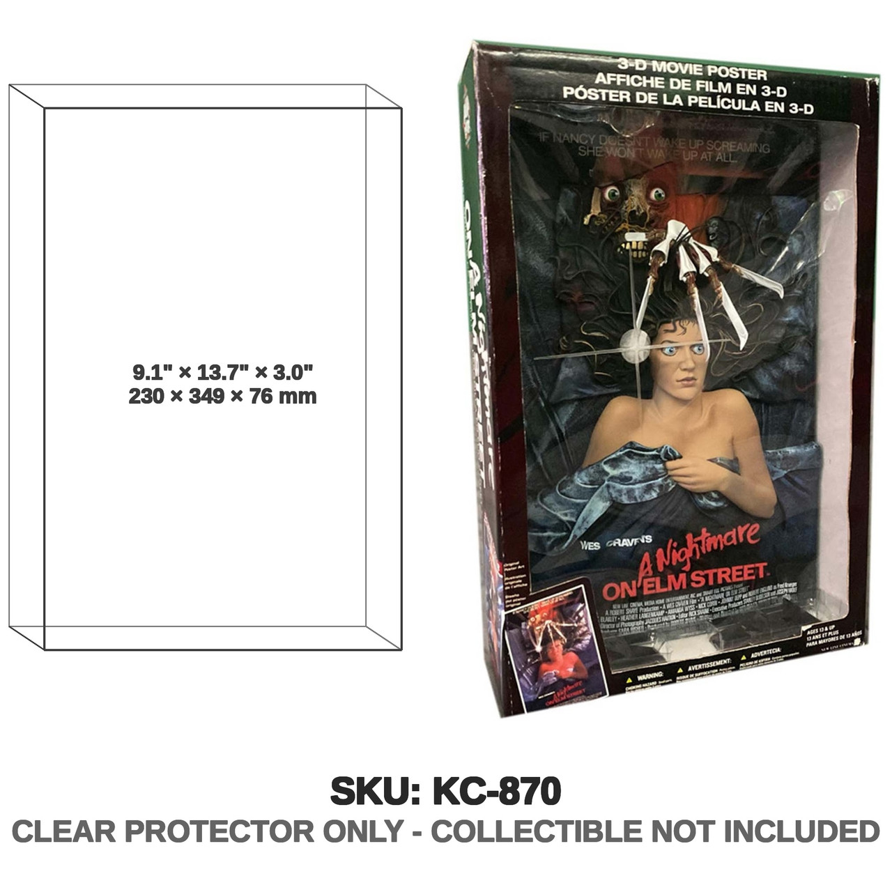 McFarlane A Nightmare on Elm Street 3-D Movie Poster