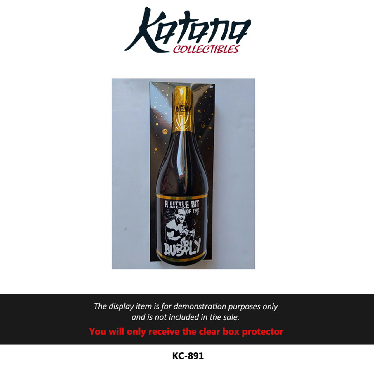 Katana Collectibles Protector For AEW  "A Little Bit of the Bubbly" Chris Jericho