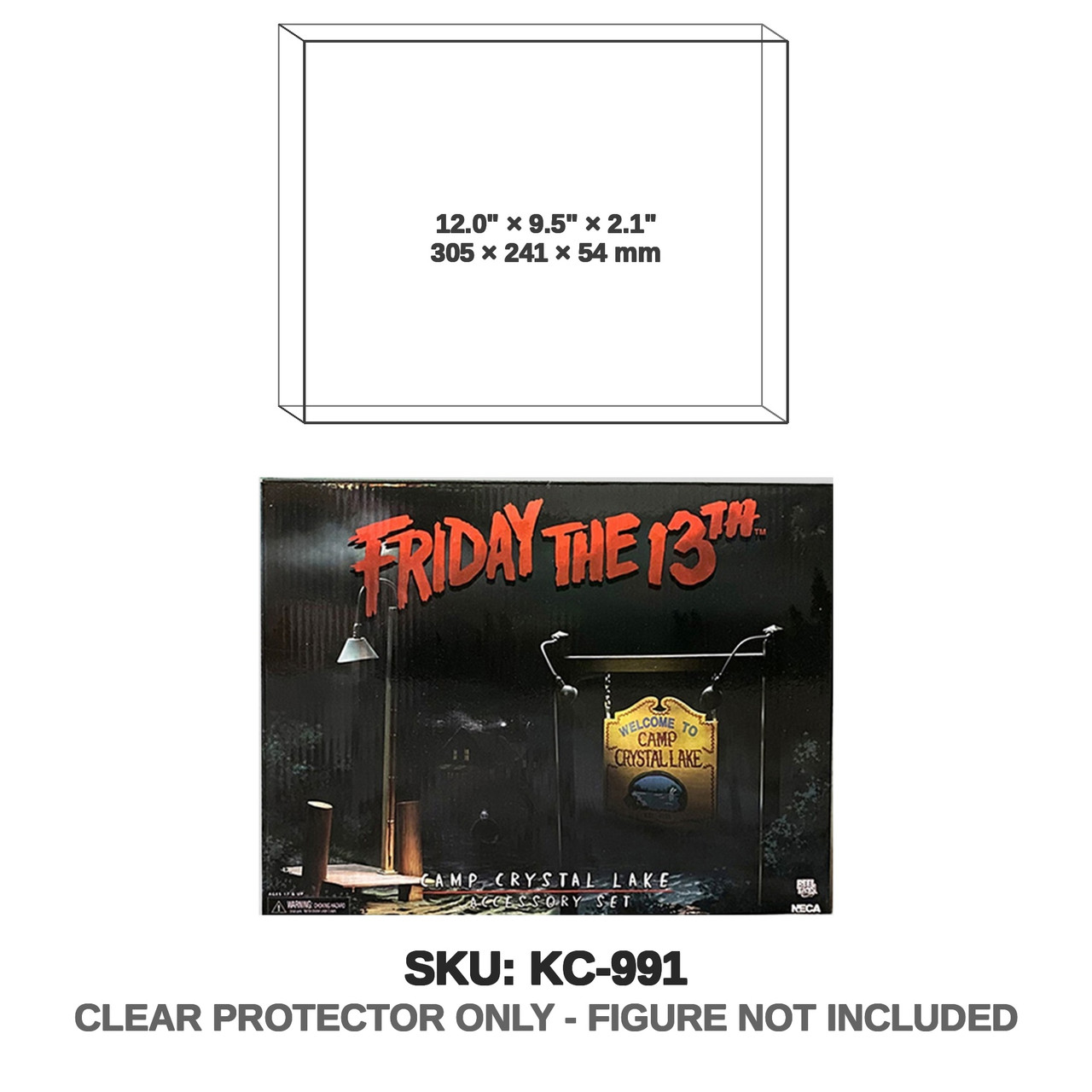 NECA Friday the 13th Reel Toys Camp Crystal Lake Accessory Set