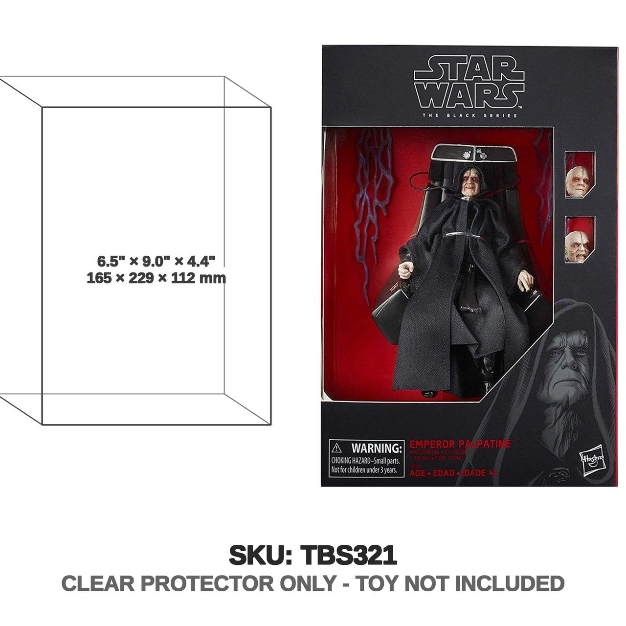Emperor Palpatine on Throne Star Wars Black Series Figure