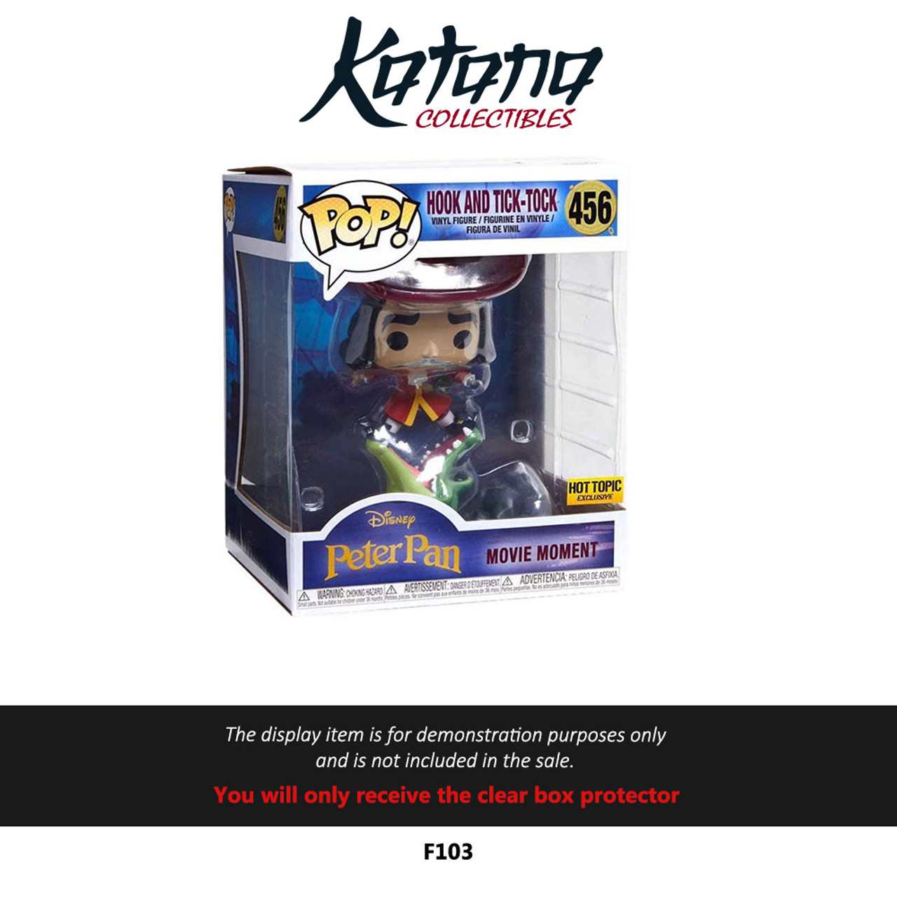 Katana Collectibles Protector For Funko Moment 456 - Captain Hook and Tick-tock