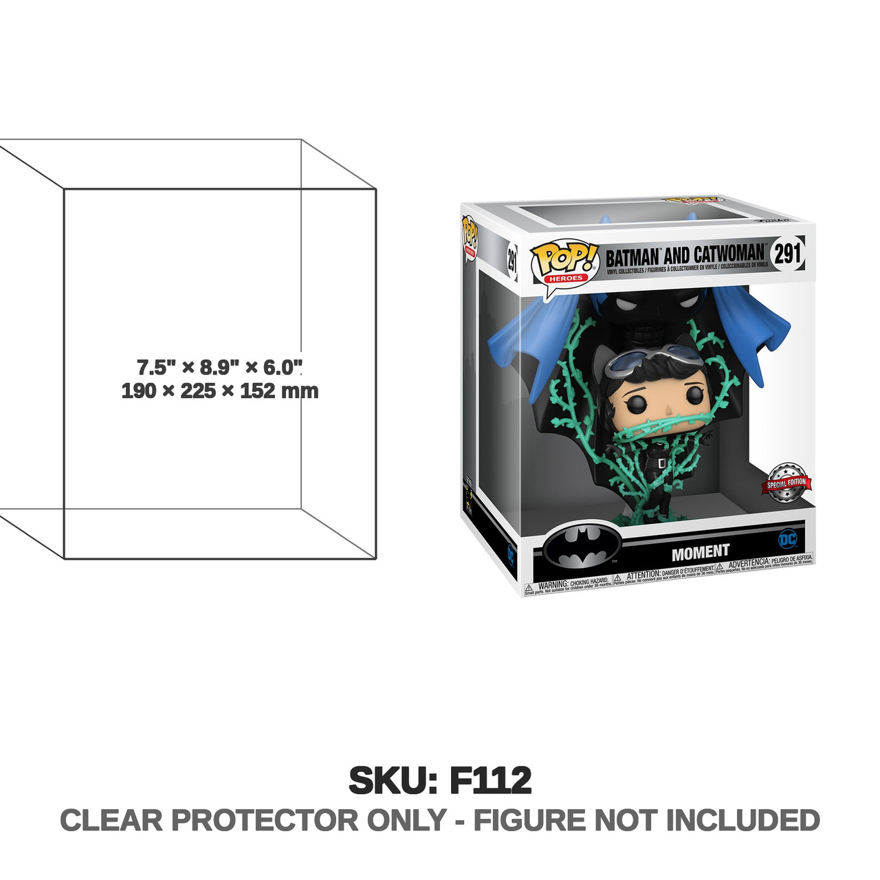 Funko Pop Heros Moment Batman & Catwoman