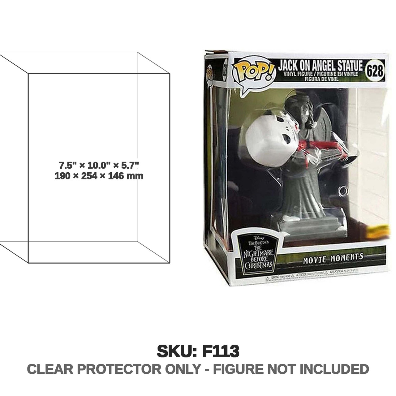 Funko The Nightmare Before Christmas Movie Moments Jack On Angel Statue