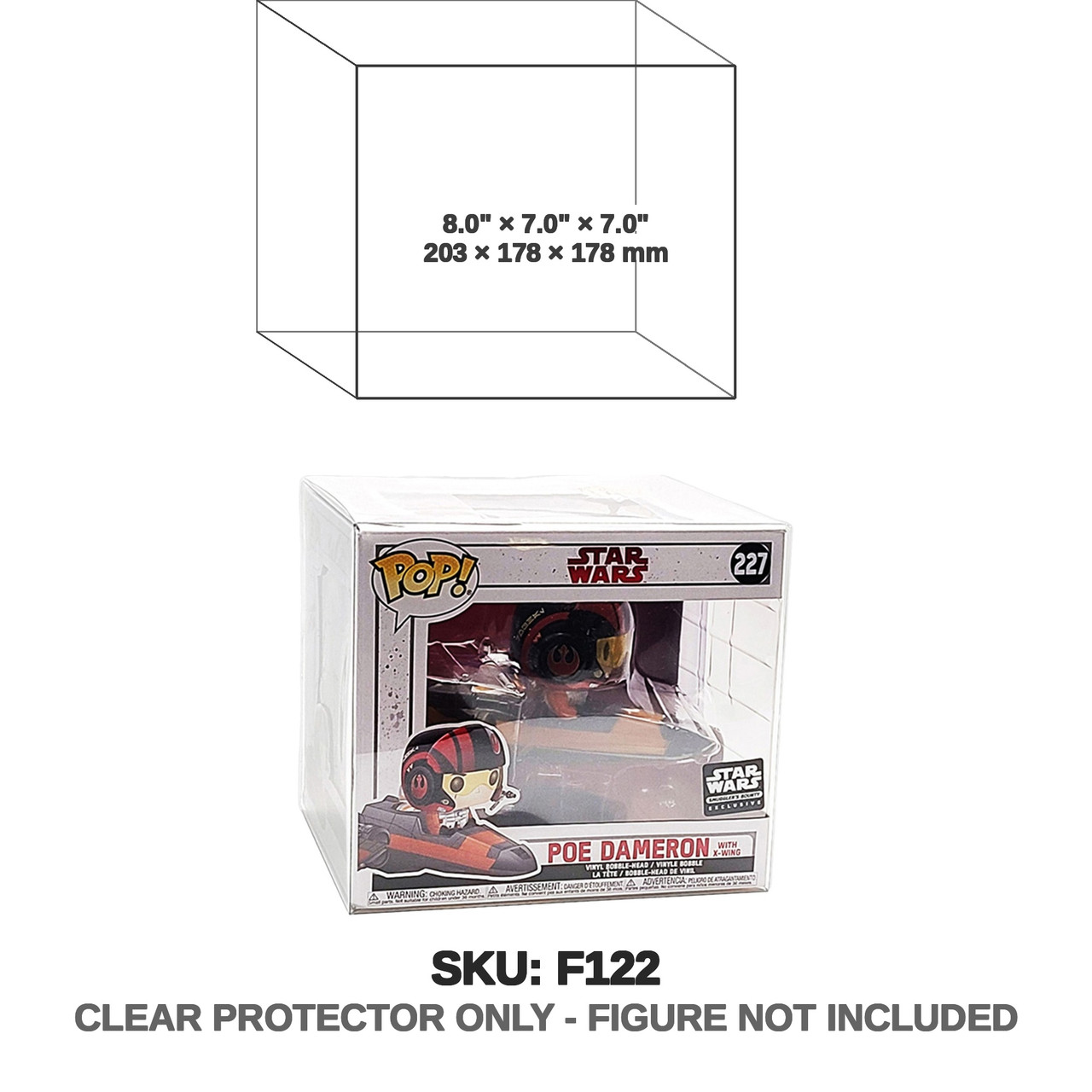 Poe Dameron with X-Wing Star Wars Pop! Figure