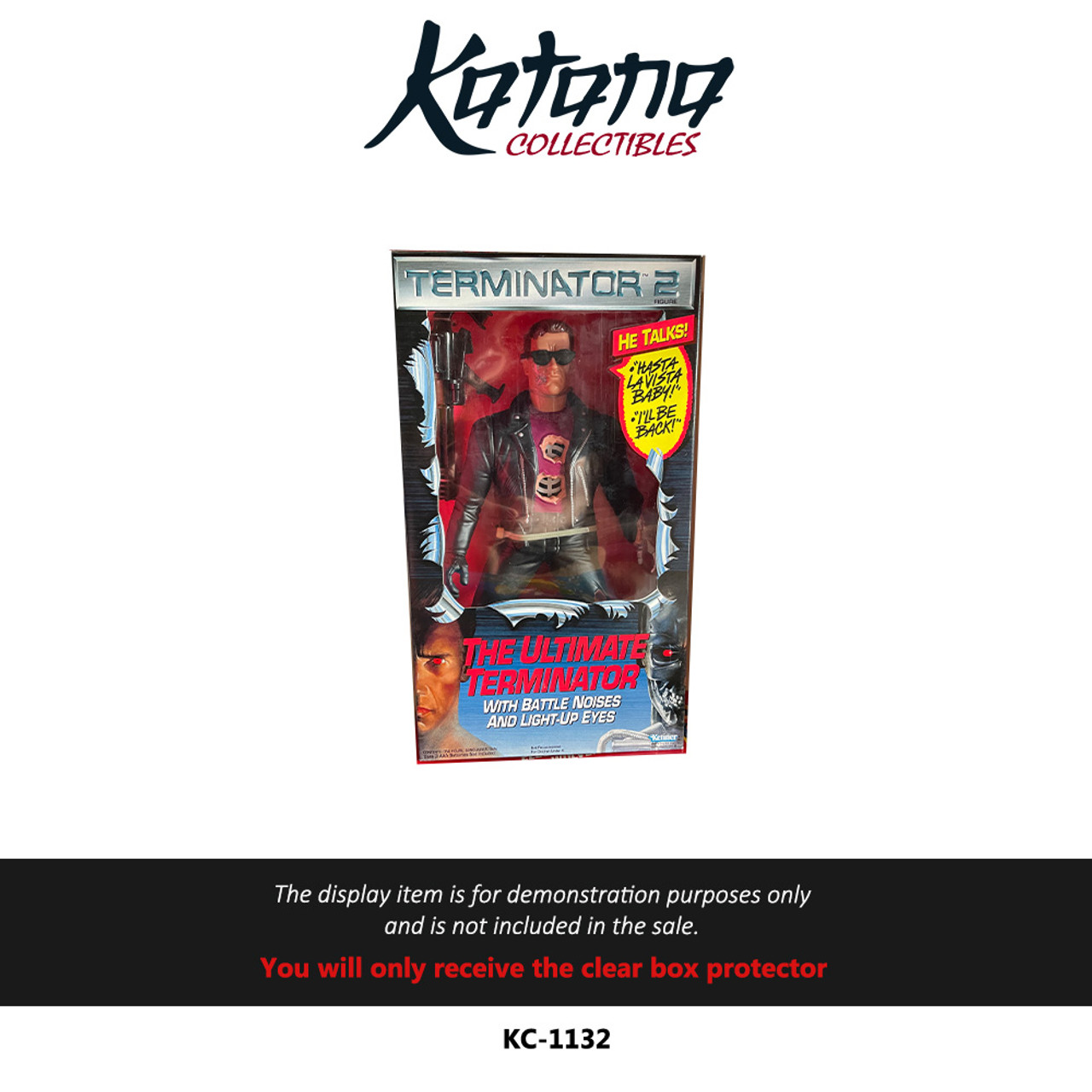 Katana Collectibles Protector For Terminator 2 - The Ultimate Terminator With Battle Noises and Light-up Eyes