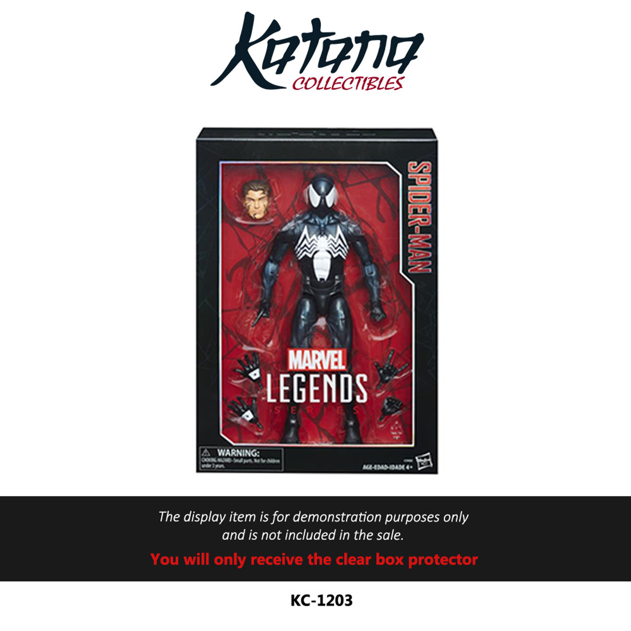 Katana Collectibles Protector For Marvel Legends 12" Spider-Man (Symbiote) Exclusive