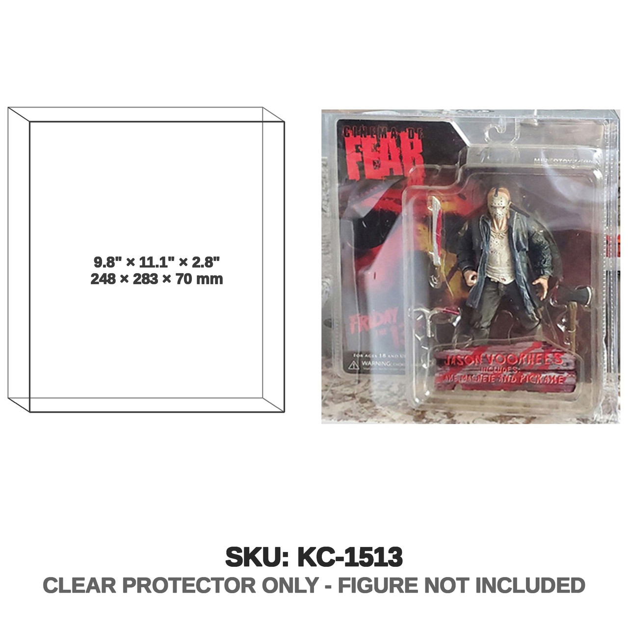 Mezco Friday the 13th Cinema Of Fear Jason Voorhees With Mask Axe