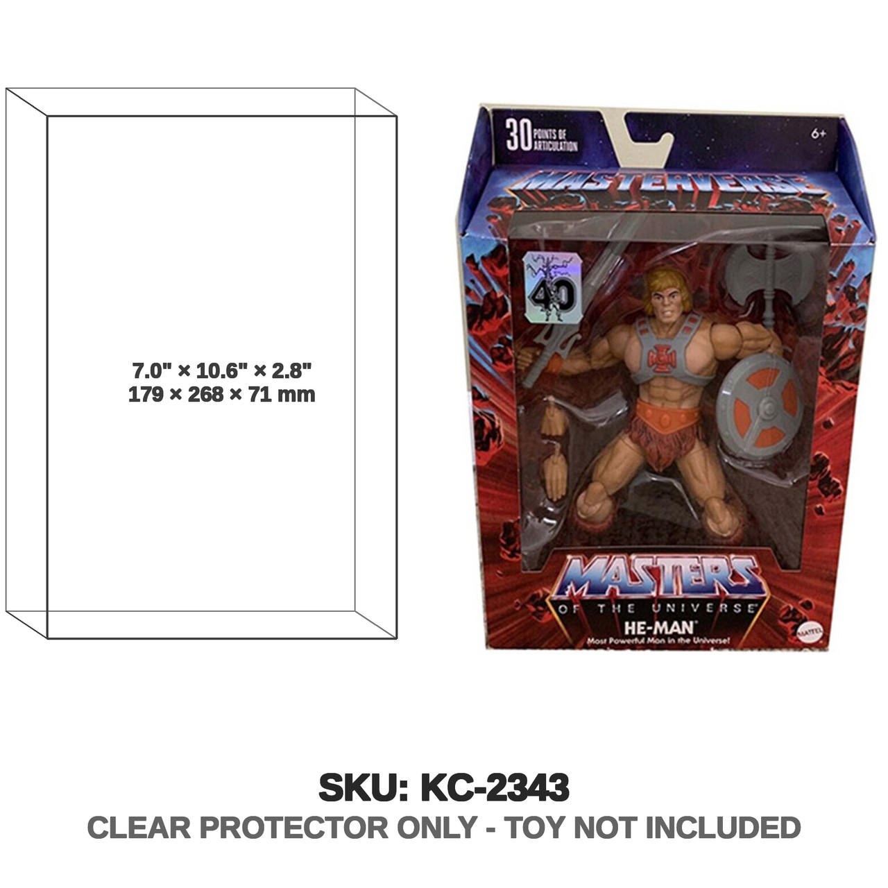 He-Man Masters of the Universe 40th Anniversary Figure