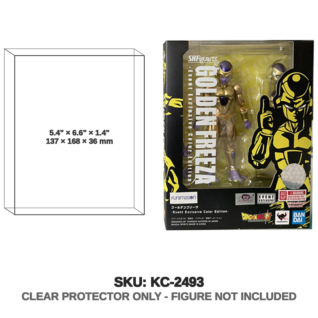Golden Frieza East Coast Comic Con Exclusive Dragon Ball S.H.Figuarts Figure