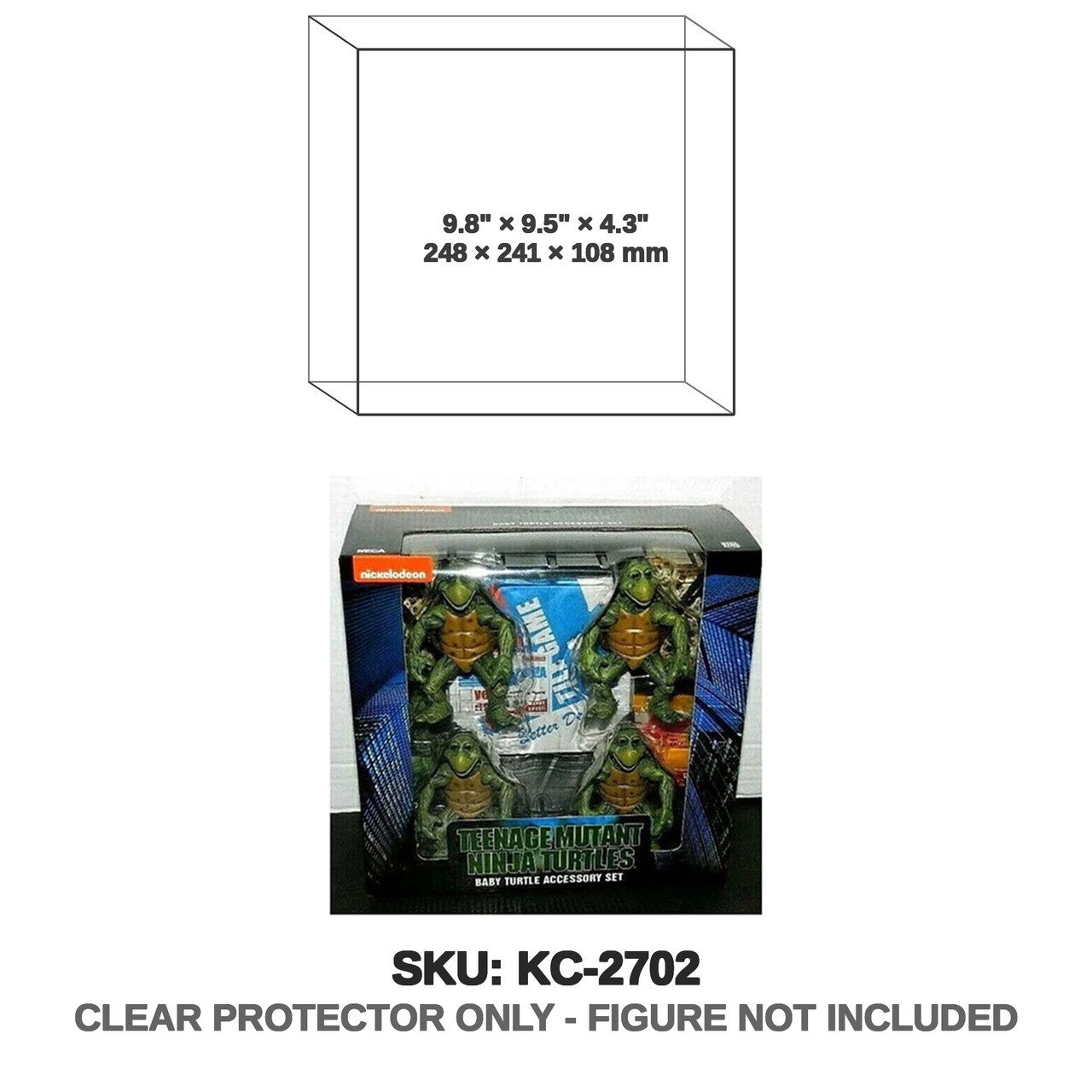 NECA Teenage Mutant Ninja Turtles Movie Baby Turtles 4-Pack Figures