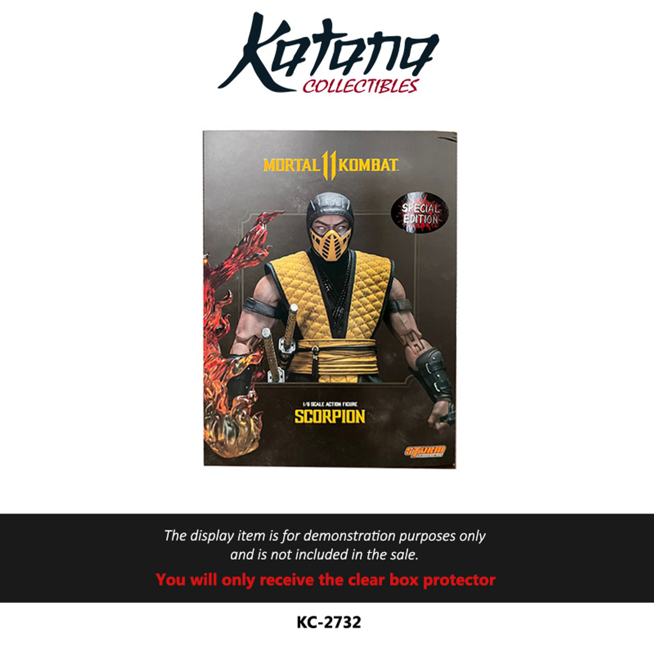 Katana Collectibles Protector For Scorpion Mortal Kombat 11 Storm Collectibles Special Edition